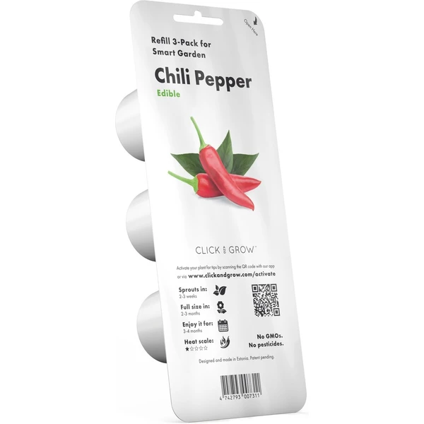 Click and Grow chilli papričky kapsule so semienkami a substrátom 3ks - Sadenice - Obrázok RLSR000401