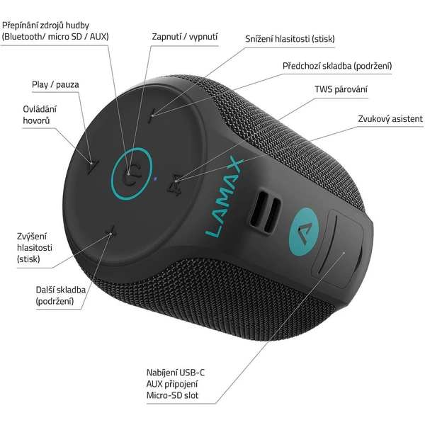 LAMAX Sounder2 Mini - Reproduktory - Obrázok RLSS600301