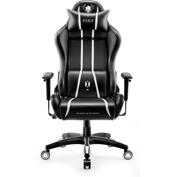 Diablo X-One 2.0 Normal Size herná stolička čierno-biela