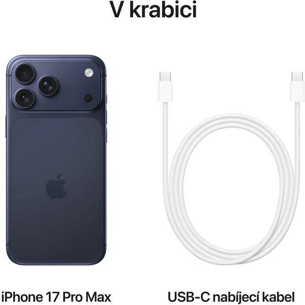 Apple iPhone 17 Pro Max 1TB tmavomodrý - Mobilné telefóny - Obrázok RMNH000K01