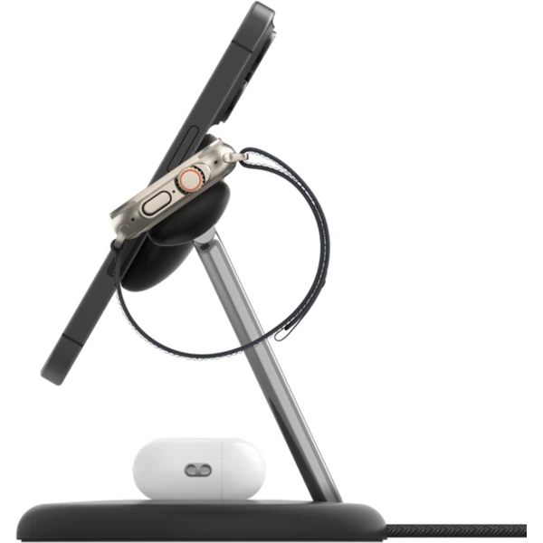 Belkin BOOST CHARGE™ PRE 15W MagSafe 3v1 (Qi2) nabíjacia stanica čierna - Nabíjačky - Obrázok ROW9000J01
