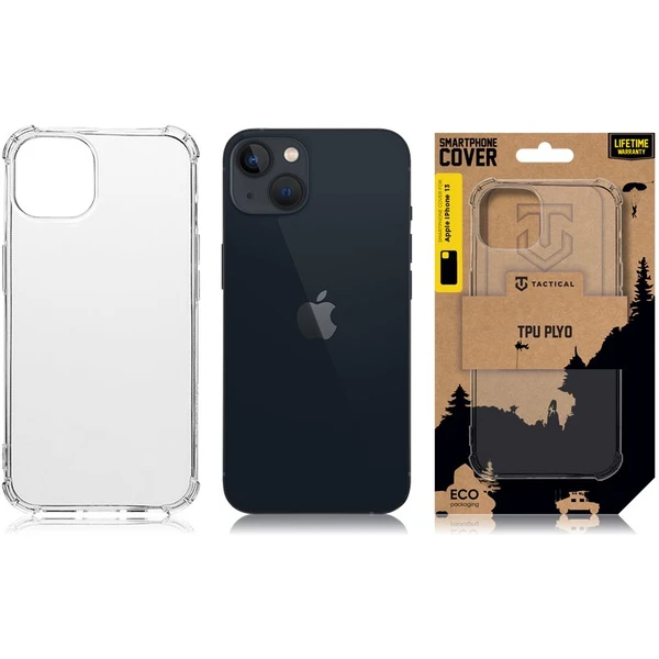 Tactical TPU Plyo Kryt pre Apple iPhone 13 číry - Puzdra - Obrázok RPF3G00101