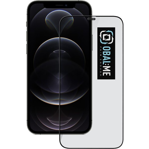 E-shop Obal:Me 5D tvrdené sklo Apple iPhone 12 Pro Max čierne
