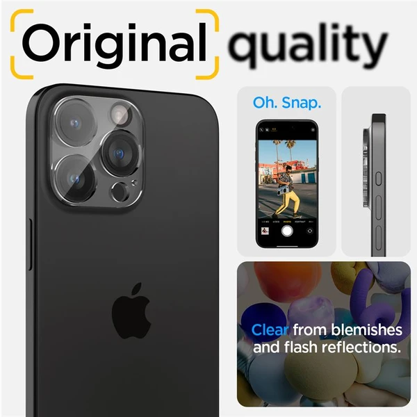 Spigen Glass tR Optik 2 Pack skla iPhone 16 Pro/16 Pro Max/15 Pro/15 Pro Max/14 Pro/14 Pro Max - Ochranné fólie a sklo - Obrázok RQ09000601