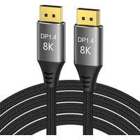 PremiumCord DisplayPort 1.4/DisplayPort 1.4 kábel 8K 1,5m strieborný - Káble a redukcie