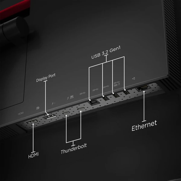 Lenovo ThinkVision P40w-20 zahnutý monitor 39,7" s webkamerou MC50 - Monitory - Obrázok RR4D300401
