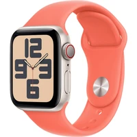 Apple Watch 41/40/38mm mandarínkový športový remienok S/M - Remienky