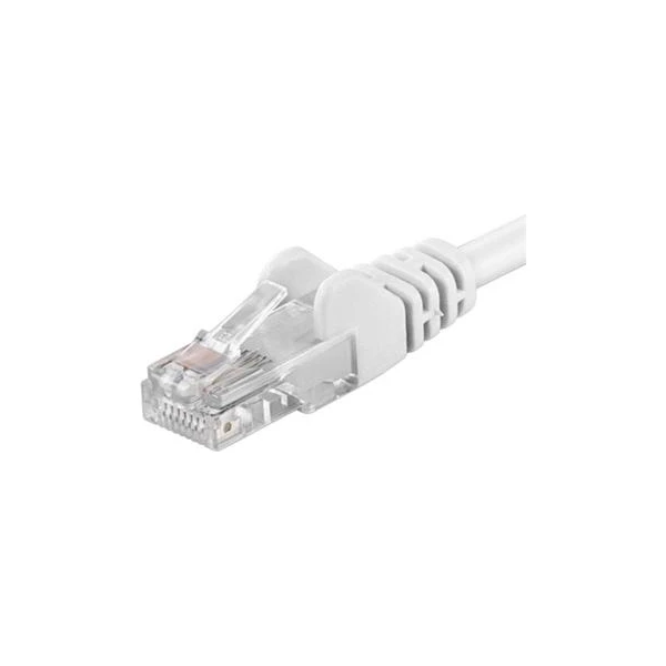 PremiumCord RJ45/RJ45 Cat5e UTP patch kábel 2m biely - Káble a redukcie - Hlavný obrázok