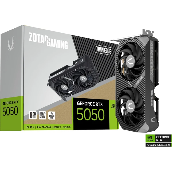 ZOTAC NVIDIA GeForce RTX 5050 Twin Edge - Grafické karty - Obrázok RSLI000K01