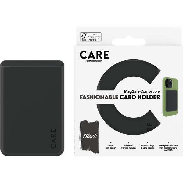 PanzerGlass® CARE Apple MagSafe RFID CardHolder puzdro na platobné karty čierne - Peňaženky - Obrázok RSQB000K01