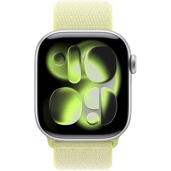 Apple Watch 42/41/40/38mm neónovo žltý prevliekací športový remienok - Remienky - Obrázok RSWH000K01