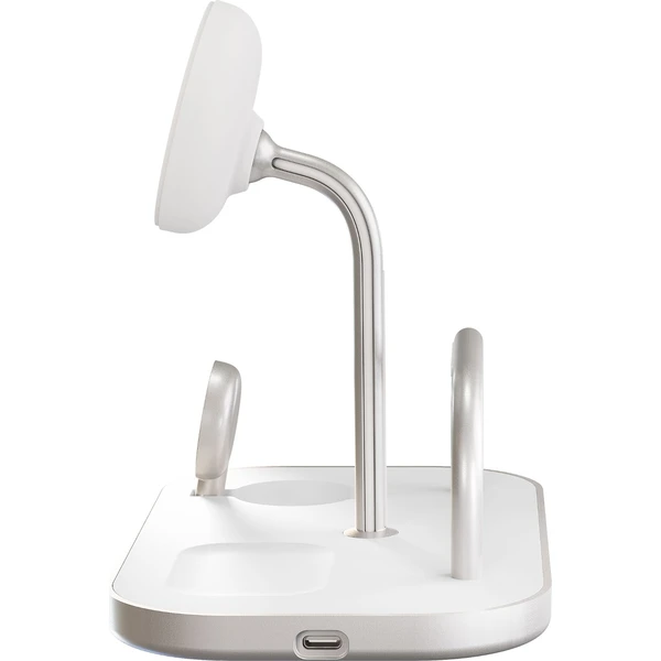 ZENS 4-in-1 MagSafe/Qi2 4v1 nabíjacia stanica (60W) strieborná - Nabíjačky - Obrázok RTFL000K01