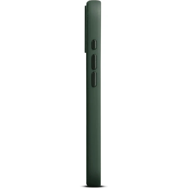Woolnut MagSafe kožený kryt iPhone 17 tmavo zelený - Puzdra - Obrázok RTLH000K01