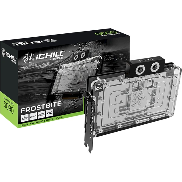 INNO3D NVIDIA GeForce RTX 5090 iChill FROSTBITE 32GB GDDR7 - Grafické karty - Obrázok RTNH000K01
