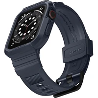 Spigen Rugged Armor Pro remienok s puzdrom Apple Watch 44/45mm sivý - Remienky