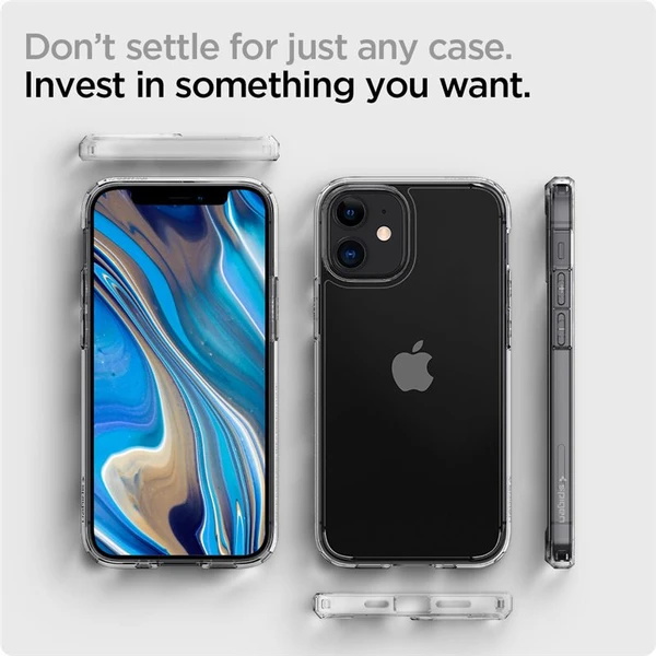Spigen Ultra Hybrid kryt iPhone 12 mini číry - Puzdra - Obrázok RUA3200401