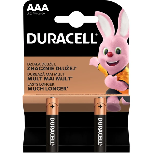 Duracell Basic AAA alkalická batéria, 2 ks - Batérie - Hlavný obrázok