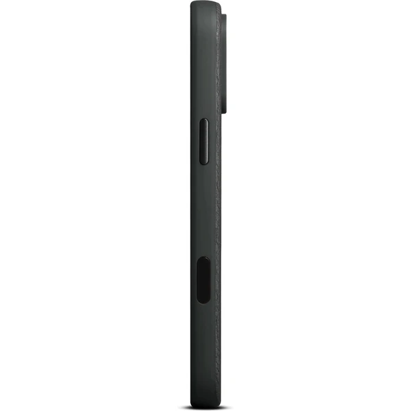 Woolnut MagSafe kožený kryt iPhone 17 Pro Max čierny - Puzdra - Obrázok RULH000K01