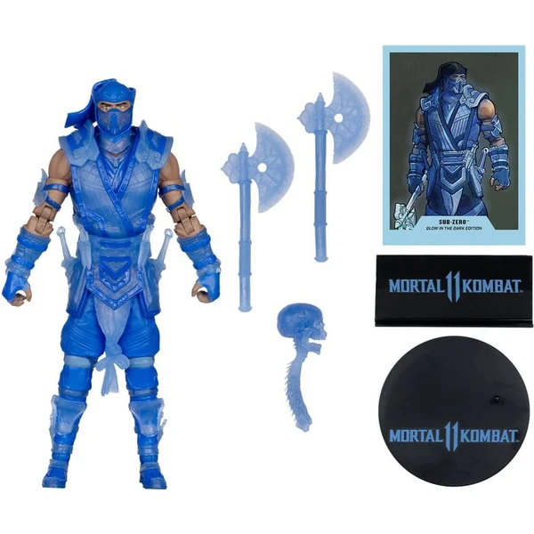 Akčná figúrka McFarlane Toys Mortal Kombat (MK11) - Sub-Zero (GITD) (Gold Label) 18 cm - Figúrky - Obrázok RVCF000K01