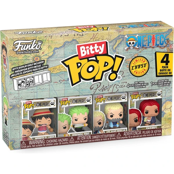 Funko Bitty POP! One Piece - Luffy 4 pack (Šanca na chase) - Funko POP! - Obrázok RVHK000K01