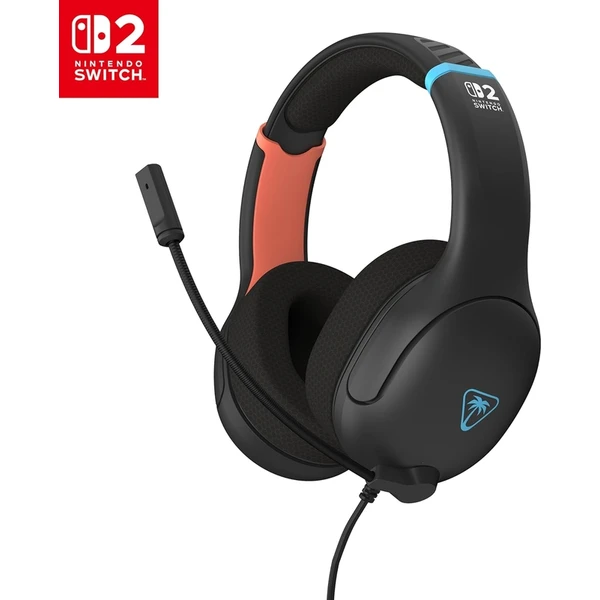 Turtle Beach Airlite Fit herné slúchadlá pre Nintendo Switch 2 červeno-čierna - Slúchadlá - Hlavný obrázok