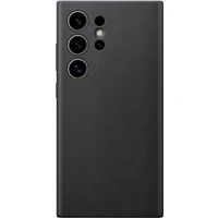 Samsung Vegan Leather Case Galaxy S24 Ultra, Black - Puzdra