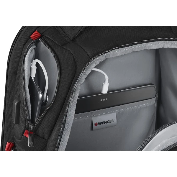 WENGER PlayerOne 17,3" herný batoh na notebook čierny - Batohy - Obrázok RXA1000P01
