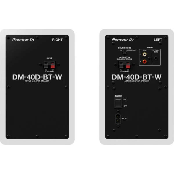 Pioneer DJ | AlphaTheta DM-40D-BT-W bezdrôtové reproduktory biele - Reproduktory - Obrázok RXPI000K01
