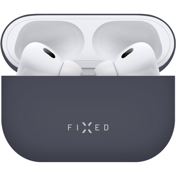 FIXED Silky silikónové púzdro pre Apple AirPods Pro/Pre 2 modré