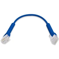 Ubiquiti UniFi RJ45/RJ45 Cat6 prepojovací kábel 0,22m modrý - Káble a redukcie