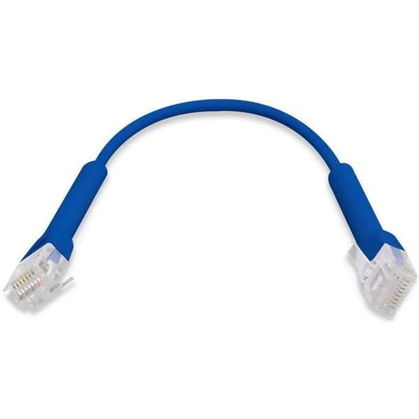 Ubiquiti UniFi RJ45/RJ45 Cat6 prepojovací kábel 0,22m modrý - Káble a redukcie - Hlavný obrázok