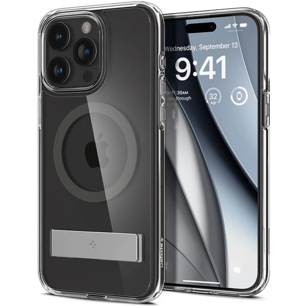 Spigen Ultra Hybrid S MagFit kryt iPhone 15 Pro grafitový - Puzdra - Hlavný obrázok