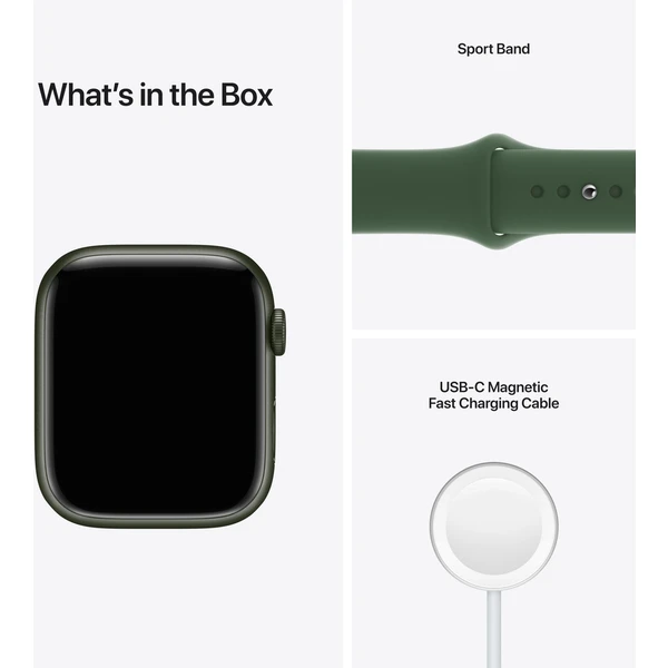 Apple Watch Series 7 Cellular 45mm hliník (Kategória C) - Inteligentné hodinky - Obrázok RYZZ000501