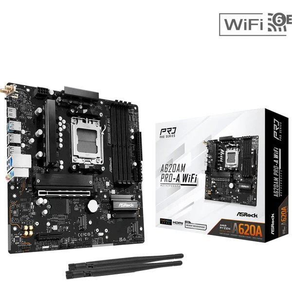 ASRock A620AM PRO-A WIFI - Základné dosky - Obrázok RZ7M000K01