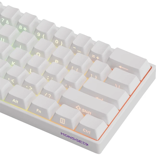 Akko MonsGeek FUN60 Pro-ST herná klávesnica (US) biela - Klávesnice - Obrázok RZKG000K01