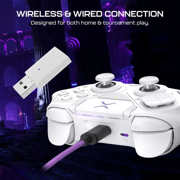 Turtle Beach herný ovládač Victrix Pro BFG Reloaded (PS4/PS5/PC) biely - Herné ovládače - Obrázok RZMH000K01