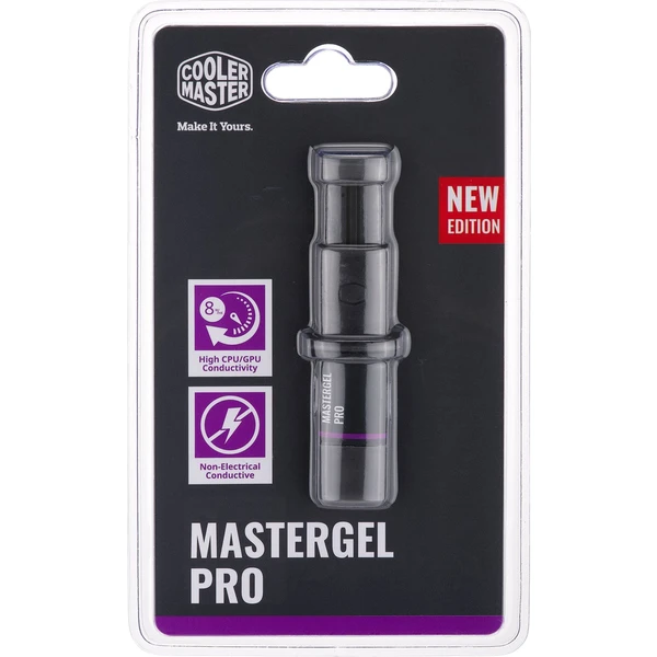 Cooler Master termálna pasta na CPU MasterGel Pro, tep. vodivosť 8 W.m, 1.5ml - Chladiče - Obrázok S002000K01