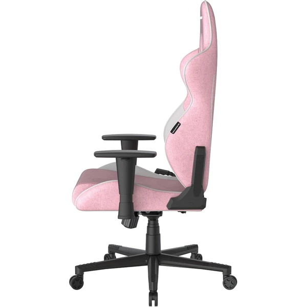 DXRacer GLADIATOR látková herná stolička ružovo-biela - Stoličky - Obrázok S04D000O01