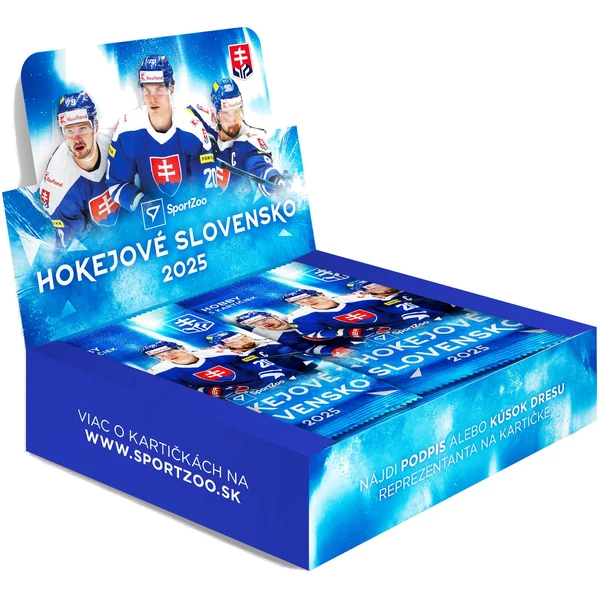 Hokejové karty SportZoo Hokejové Slovensko 2025 - Hobby balíček - Hokejové karty - Obrázok S04G000N01