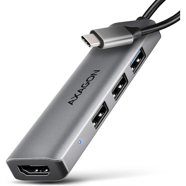 AXAGON HMC-H3A 4v1 USB-C húb - USB huby - Hlavný obrázok