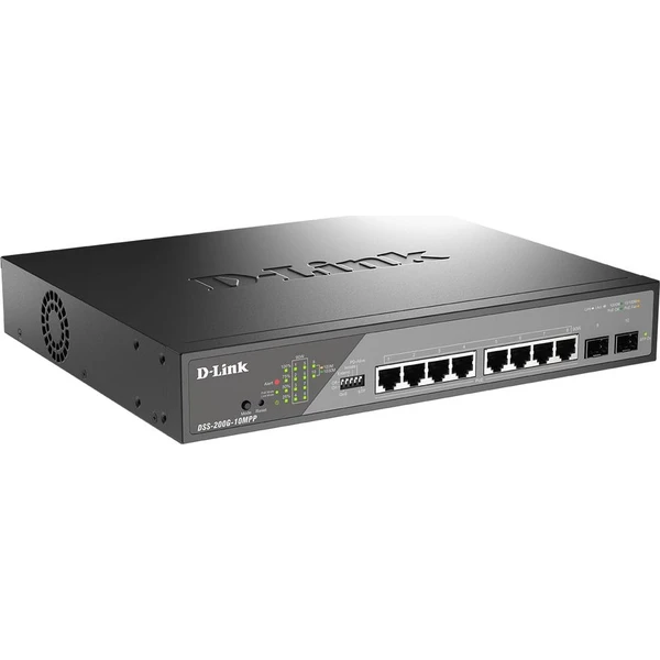 D-link 10-portový Gigabit Ethernet PoE++ prepínač na dohľadovanie - Switche - Obrázok S0LL000K01