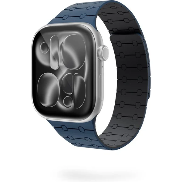 Epico Magnetic+ silikónový remienok pre Apple Watch 49/46/45/44/42mm modrý - Remienky - Obrázok S0SJ000K01