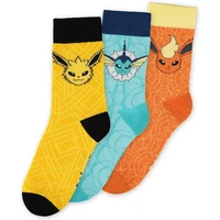 Ponožky Pokémon - Eevee Evolution 43/46 (3 pack) - Ponožky