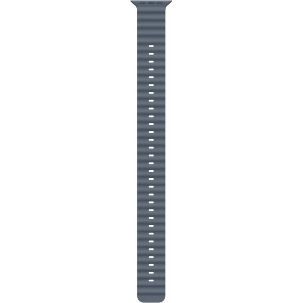 Apple Watch 49/46/45/44mm oceľovo modré predĺženie Oceánskeho remienka čierny titán - Remienky - Hlavný obrázok