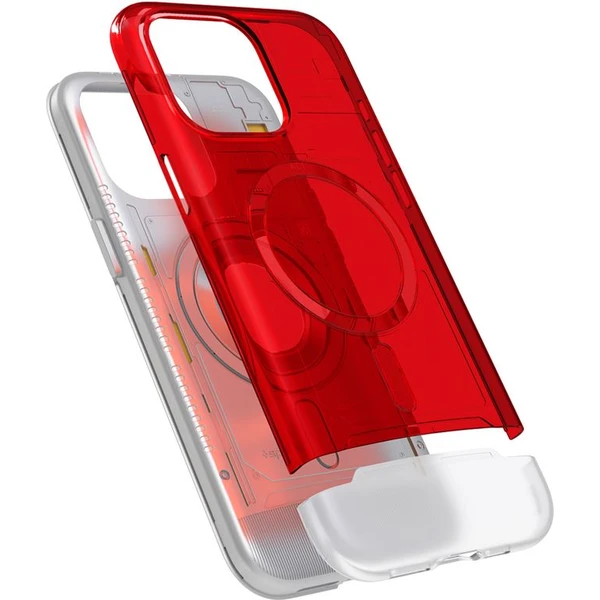 Spigen Classic C1 MagFit kryt iPhone 15 Pro Max červený - Puzdra - Obrázok S1HA000601