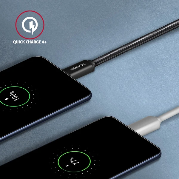 AXAGON BUCM3-CM30AB napájací kábel USB-C/USB-C 60W 3m čierny - Káble a redukcie - Obrázok S1J0000K01