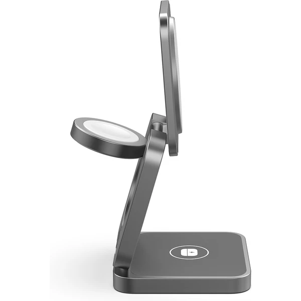 Cubenest S312 Pro 3v1 MagSafe bezdrôtová nabíjačka šedá - Nabíjačky - Obrázok S1J6000601