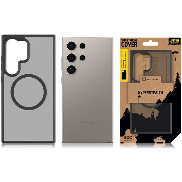 Tactical MagForce Hyperstealth kryt Samsung Galaxy S24 Ultra Asphalt - Puzdra - Obrázok S1M2000L01