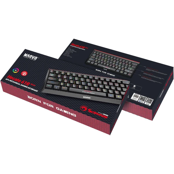 Marvo KG962G EN - R mechanická herná klávesnica TKL RGB (US) čierna - Klávesnice - Obrázok S1M7000N01