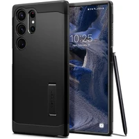Spigen Tough Armor kryt Samsung Galaxy S23 Ultra čierny - Puzdra